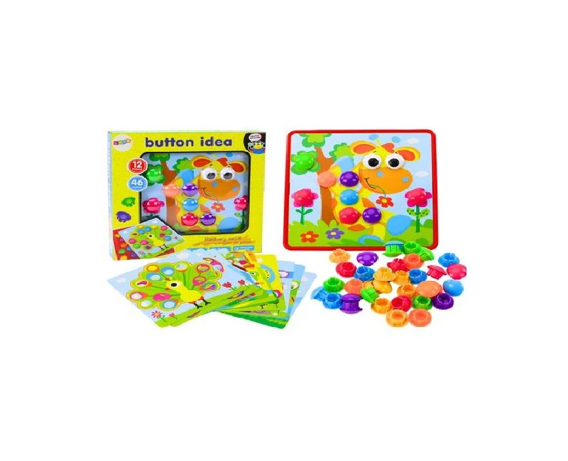 لعبة الازرار الملونة