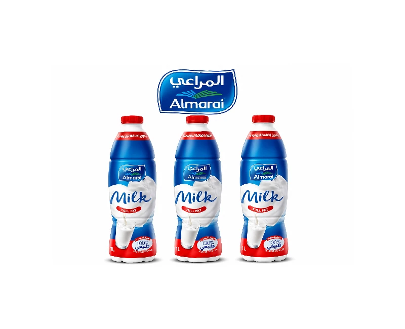 حليب المراعي سادة كامل الدسم 1 لتر(عرض)