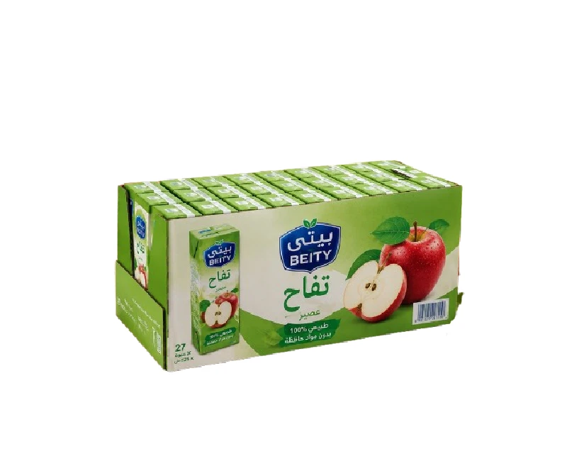 عصير تفاح بيتي  235 مل - باكيت من 27 عبوة