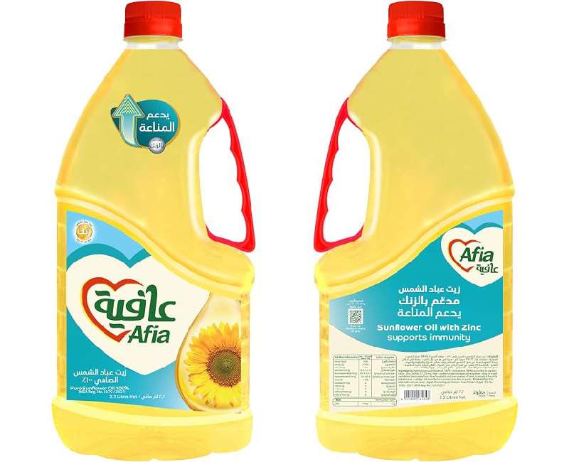 عافية زيت عباد الشمس- 2.2 لتر